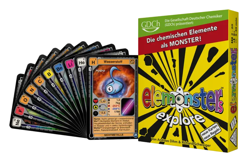 Elemonsters Explore - Juego de Cartas de Química (Edición 2026)