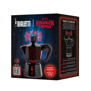 Stranger Things Original Bialetti, macchina per caffè espresso con audio