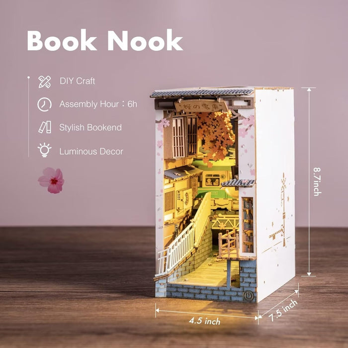 Book Nook Houten Bouwpakket – Sakura Densya 