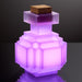 Lampe à changement de couleur de la bouteille de potion Minecraft