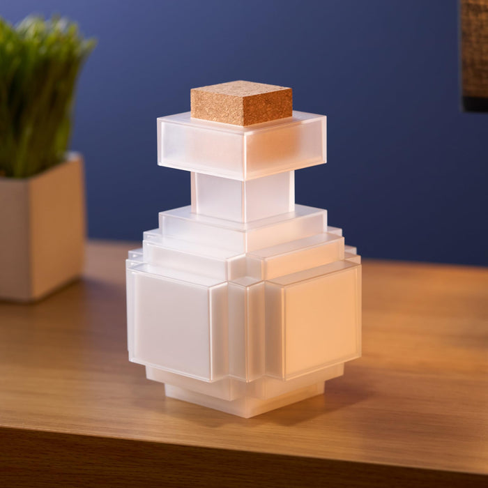 Lampe à changement de couleur de la bouteille de potion Minecraft