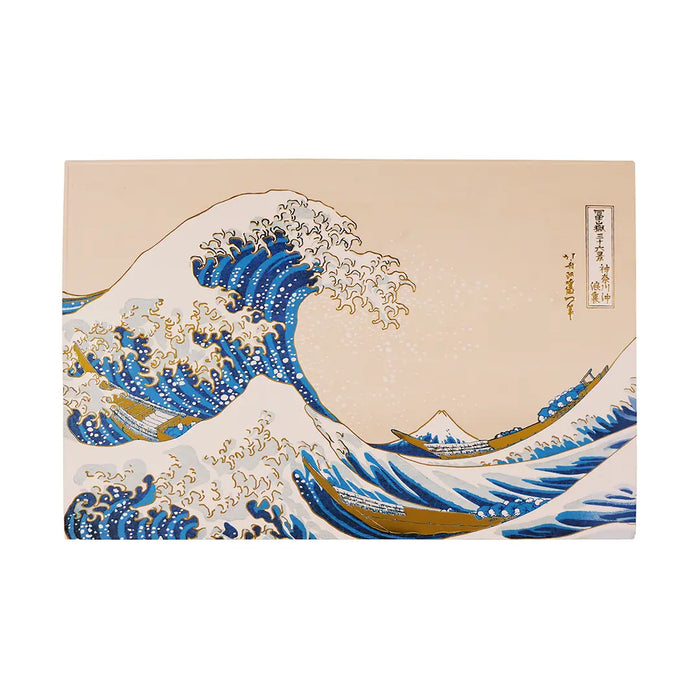 Metallschild Die große Welle vor Kanagawa
