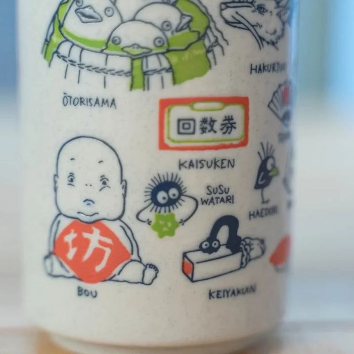 Taza de té japonesa El Viaje de Chihiro Arubaya primer plano 2