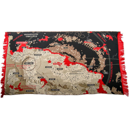 Détail couverture premium carte galactique Warhammer 40.000