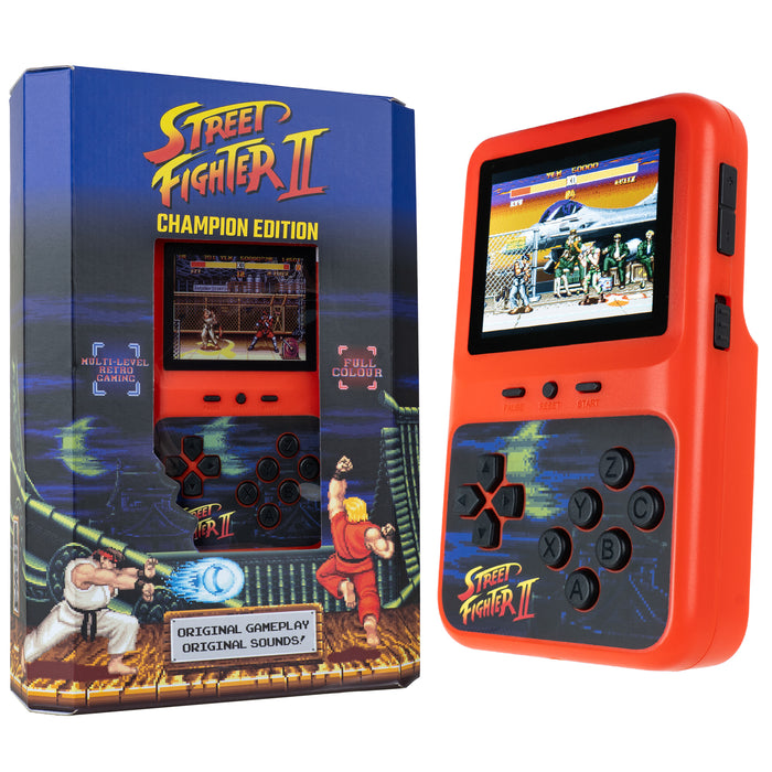 Street Fighter II Handheld - Offiziell lizenzierte Retro-Handkonsole