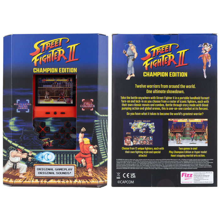 Street Fighter II Handheld - Offiziell lizenzierte Retro-Handkonsole