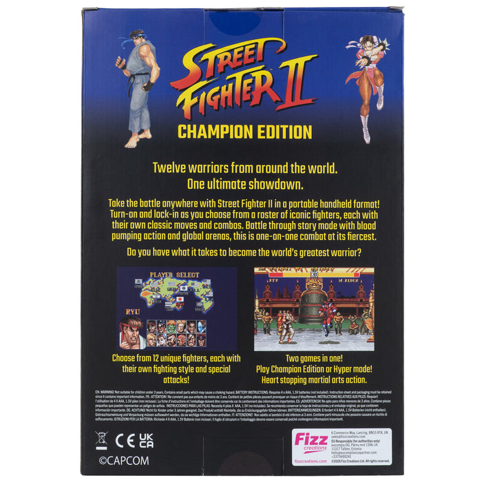 Street Fighter II Handheld - Offiziell lizenzierte Retro-Handkonsole