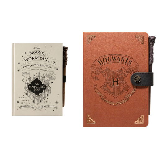 Harry Potter Premium Notitieboek met Toverstokpen: alle uitvoeringen
