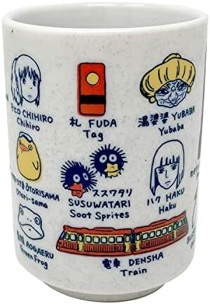 Le Voyage de Chihiro Tasse à Thé Japonaise Personnages
