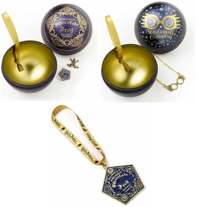 Adorno navideño Harry Potter Rana de Chocolate y Luna: todas las variantes