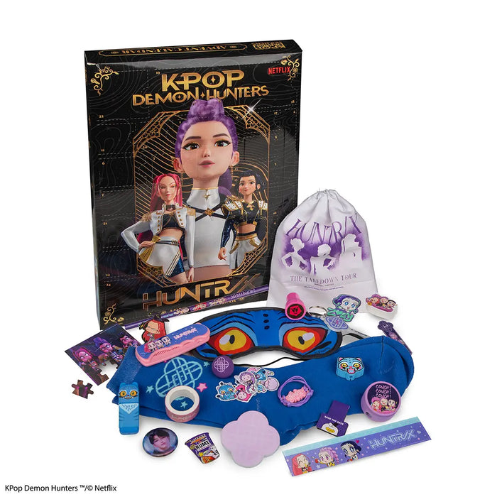 K-POP Demon Hunters Adventskalender 2026 Klassik (Schwarz-Gold)