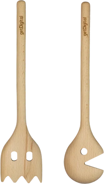 Juego de cucharas de madera Arcade