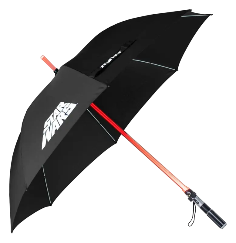 Paraguas Premium LED Star Wars - Sable de Luz de Darth Vader