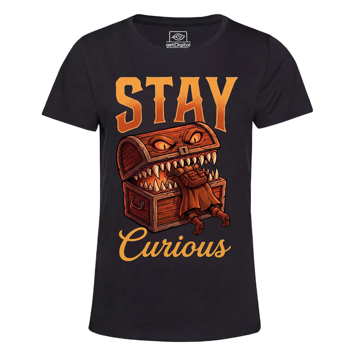 Stay Curious - Main view Girlie Black