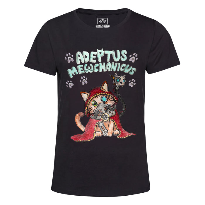 Adeptus Meowchanicus - Front view Girlie Black