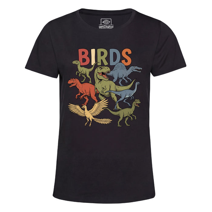 BIRDS - Front view Girlie Black