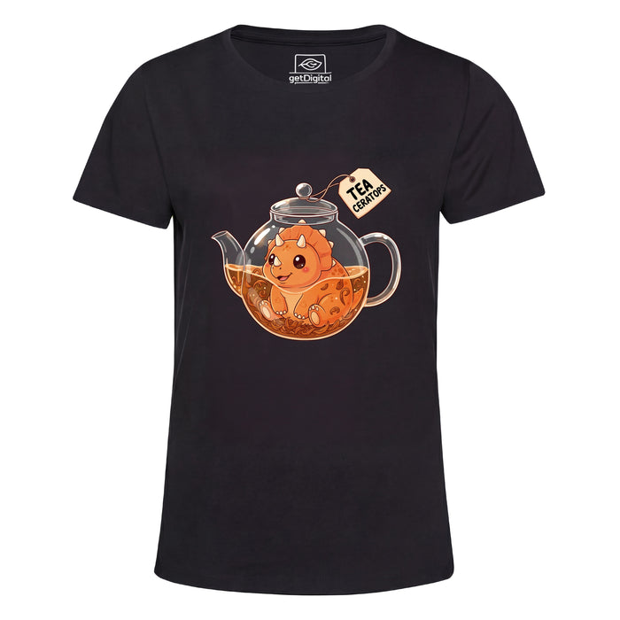 Tea-Ceratops - Hoofdweergave Girlie Zwart