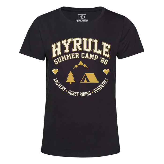 Hyrule Summer Camp - Vista frontale Girlie Nero