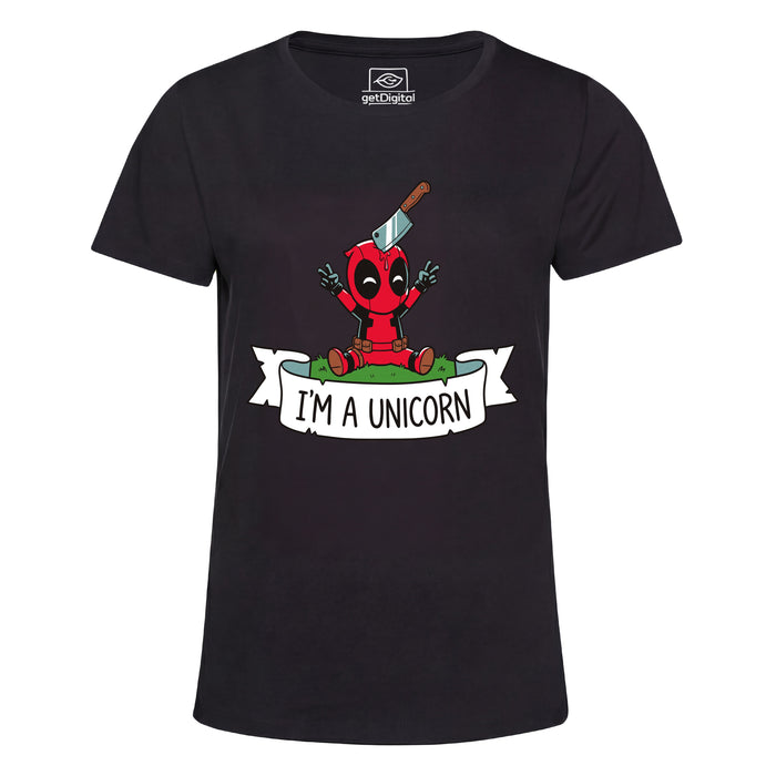 I'm a Unicorn - Main view Girlie Black