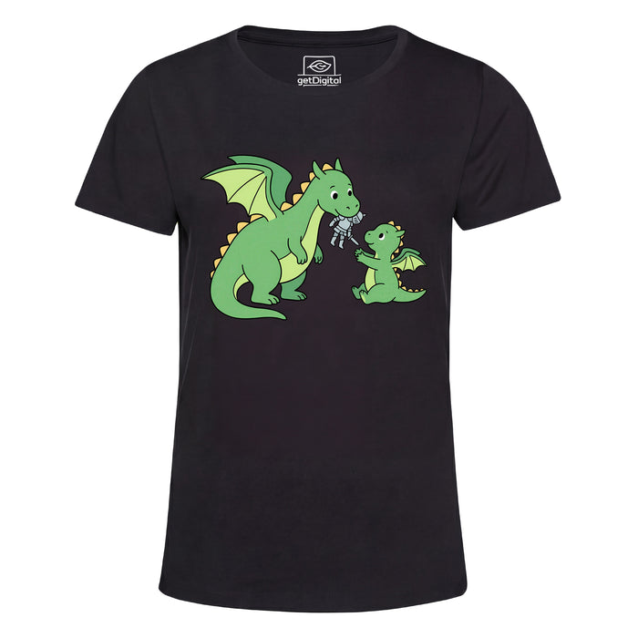 Dragon Parenting - Vista principale Girlie Nero