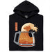 The Great Brew - Vista frontale felpa nero