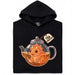 Tea-Ceratops - Hoofdweergave Hoodie Zwart