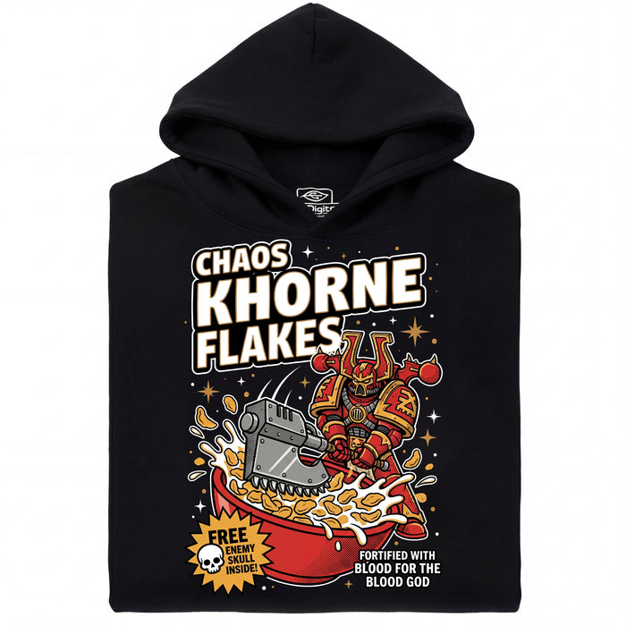 Chaos Khorne Flakes - Main view Hoodie Black