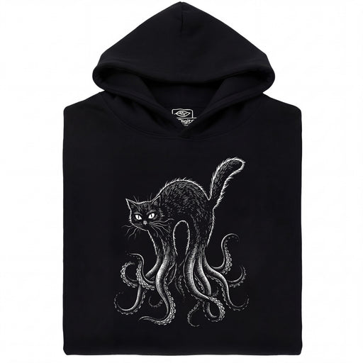 Cathulhu - Voorzicht Hoodie Zwart