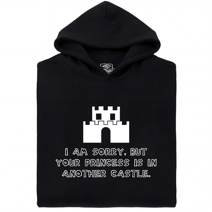 I Am Sorry, But Your Princess Is In Another Castle - Vista principal Sudadera Negro