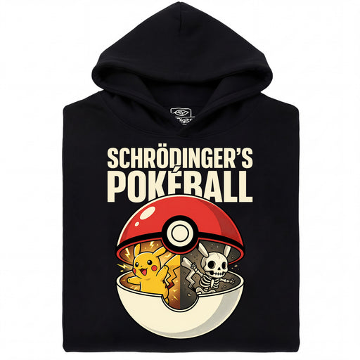 Schrödinger's Ball - Hauptansicht Hoodie Schwarz