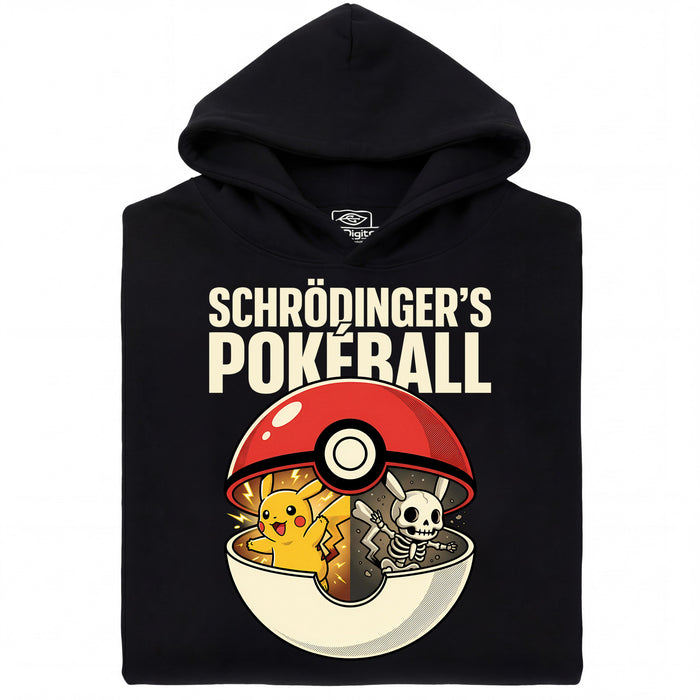 Schrödinger's Ball - Hoofdweergave Hoodie Zwart