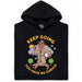 Keep Going, You Have No Choice - Vooraanzicht Hoodie Zwart