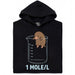 One Mole per Liter - Vue principale Hoodie Noir