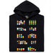 Pixel Legends of TV - Main view Hoodie Black