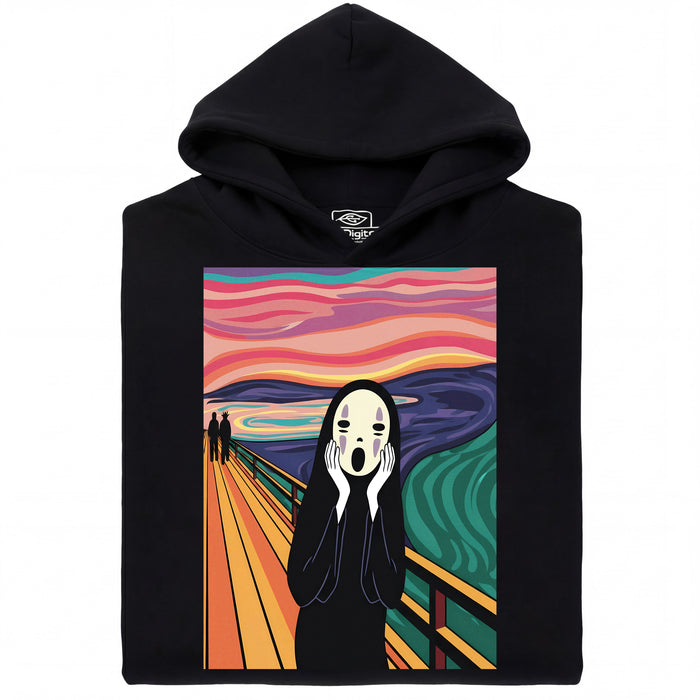 L'Urlo senza Volto - Vista principale Hoodie Nero