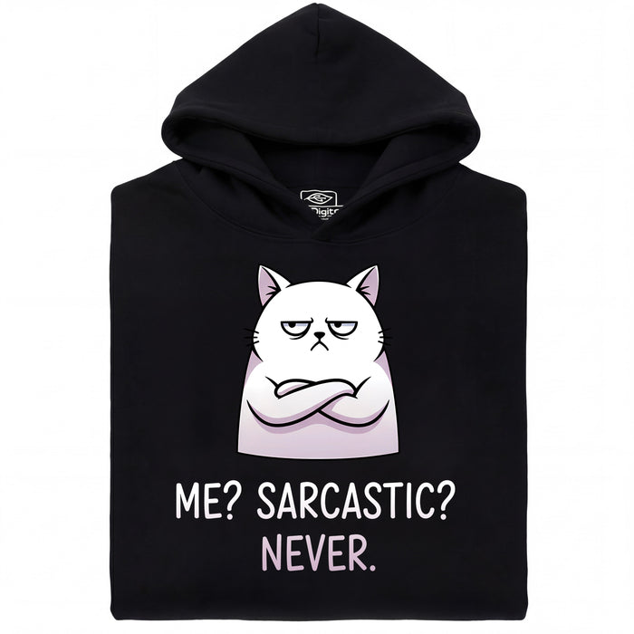 Definitely not sarcasm - Hoofdweergave Hoodie Zwart