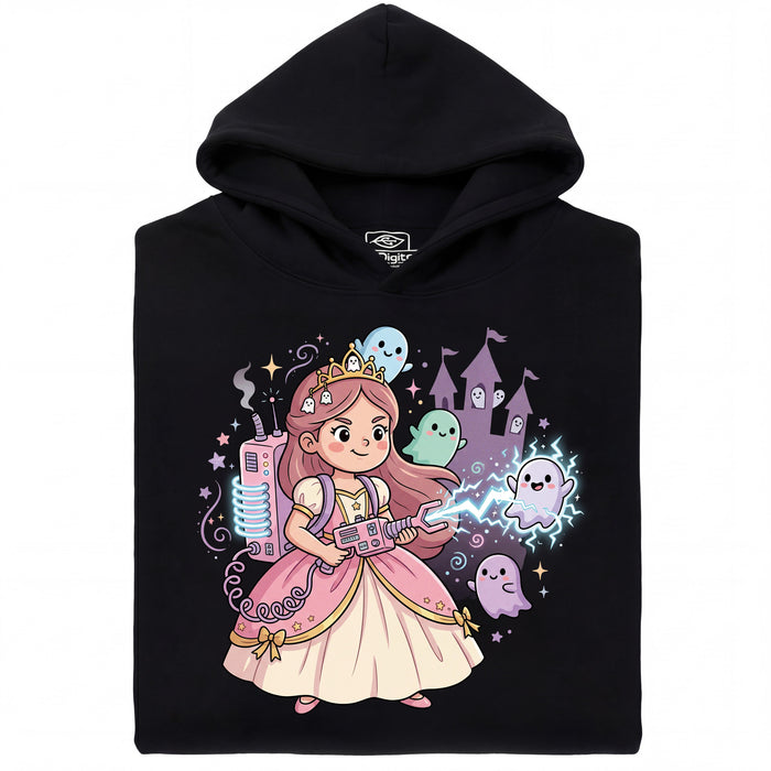Nerdy Princess &amp; The Glitter Ghosts - Main view Hoodie Black
