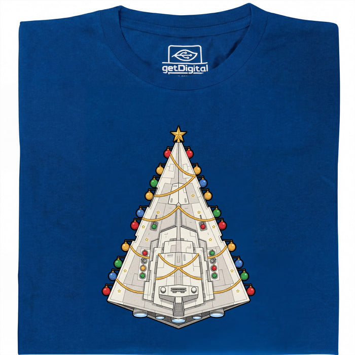 Distruttore di Alberi - Natale secondo il decreto imperiale - Vista Principale T-Shirt Blu