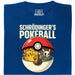 Schrödinger's Ball - Hoofdweergave T-Shirt Blauw