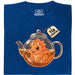 Tea-Ceratops - Hoofdweergave T-Shirt Blauw