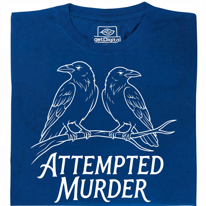 Attempted Murder - Main view T-shirt Blue