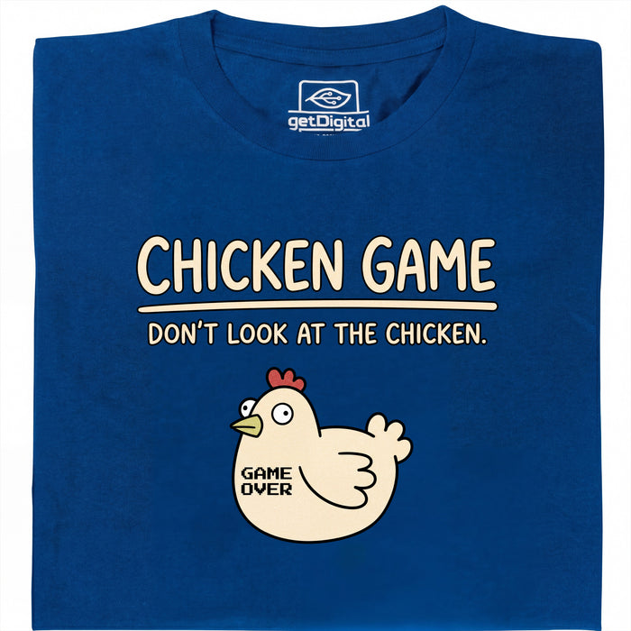 Chicken Game - Main view T-Shirt Blue