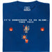 Take this Hobbit - Vista frontal Camiseta Azul
