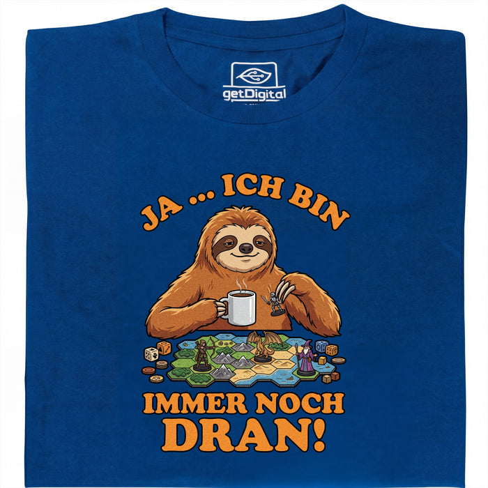 Sì… è ancora il mio turno! - Vista principale T-Shirt Blu