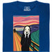 L'Urlo senza Volto - Vista principale T-Shirt Blu