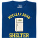 Nuclear Bomb Shelter Refrigerator - Main View T-Shirt Blue