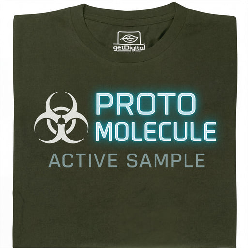 Protomolecule - Active Sample - Hauptansicht T-Shirt Dunkelgrün