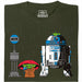 My Neighbour R2D2 - Vista principal Camiseta Verde Oscuro