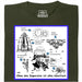 ¡Todo es Herético! - Vista Principal Camiseta Verde Oscuro