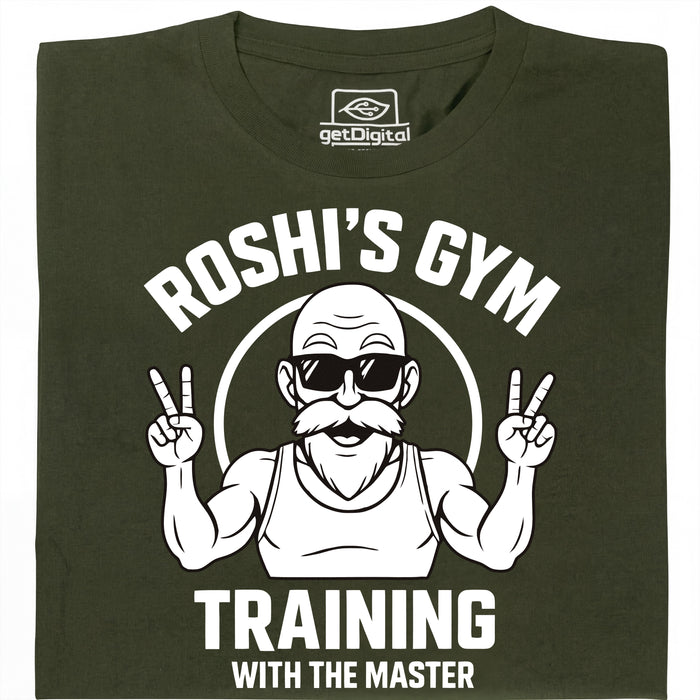 Training with the Master  - Main view T-Shirt Dark Green